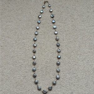 Gray Keshi Pearl Necklace
